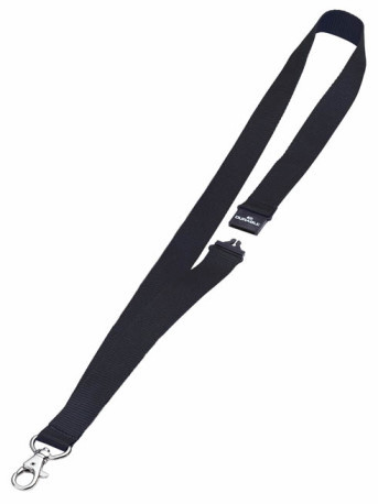 [DUR-868201] Textielkoord Durable 20mm met karabijnhaak