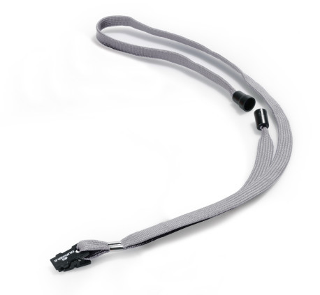 Textielkoord Durable 10mm 44cm met kunststof klem en veiligheidssluiting (10)