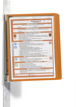 [DUR-591409] Zichtpanelensysteem Durable Vario Magnetic Wall 5 (oranje)
