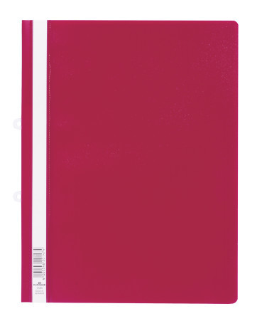 [DUR-258003] Zichtsnelhechtmap Durable A4+ met archiveerstrip (rood)