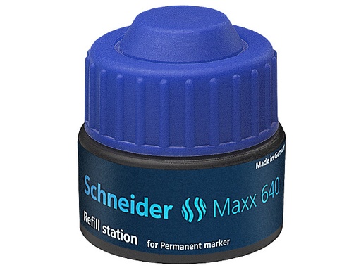 [SCH-164003] Navulinkt Schneider 640 voor permanent marker 130/133 30 ml (blauw)