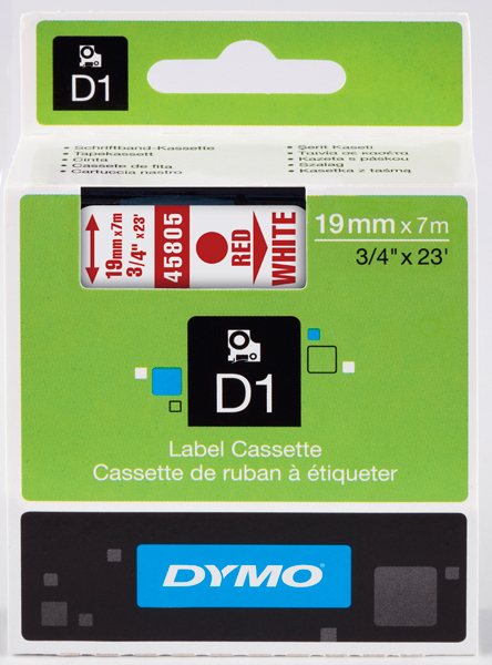 Dymo D1 tape 19mmx7m