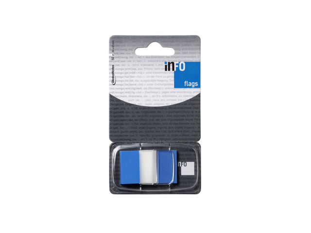 [IN1-7728-81] Index Info Notes Tabs 25 x 43 mm (blauw)