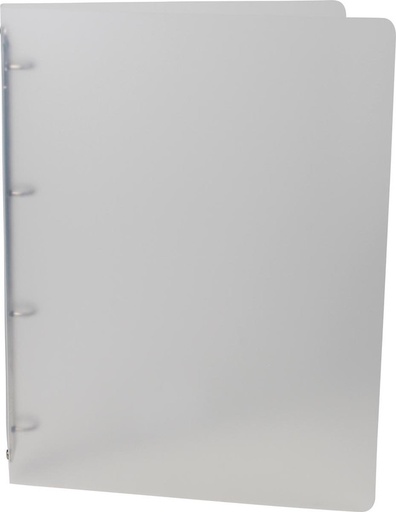 [TIM-700056] Ringmap Alpha PP A4 4 O-ringen 16 mm rug 2.2 cm (wit transparant)