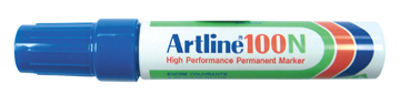 Permanent marker Artline 100 schuine punt 7.5-12 mm