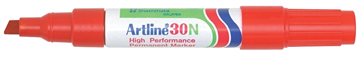 Permanent marker Artline 30 beitelpunt 2-5 mm