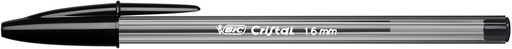 [TIM-880648] Balpen Bic Cristal Large brede punt (zwart)