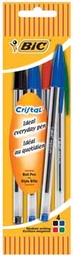 [TIM-802054] Balpen Bic Cristal Original blister 5 stuks (assorti)