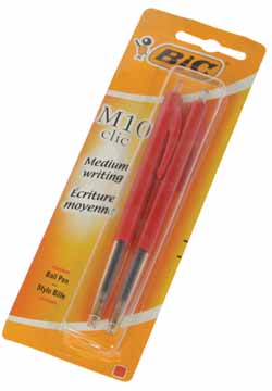 Balpen Bic M10 Clic Original blister (2)