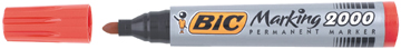 Permanent marker Bic 2000 ronde punt 1.7 mm