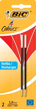 [TIM-929243] Vulling Bic voor balpen 4 Colours (2) (rood)