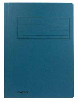 [TIM-1071] Map 3-kleppen Classex folio 300 g (blauw)