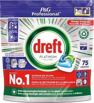 Vaatwastabletten Dreft Platinum Regular (75)