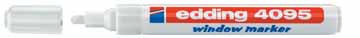 [TIM-4095W] Krijtmarker Edding 4095 ronde punt 2-3 mm (wit)