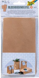 [TIM-41110] Papierzak Folia 100 x 55 x 175 mm 15 stuks (kraft)