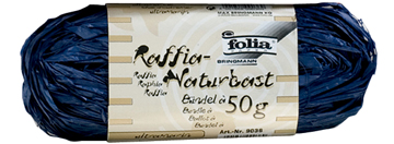 [TIM-9036] Raffialint Folia 50g (marineblauw)