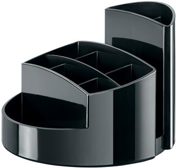 [TIM-1746013] Pennenbakje Han Rondo 9 vakken (zwart)