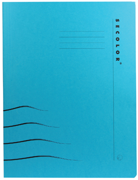 [TIM-3103302] Hechtmap met clip Jalema secolor A4 karton vkv10 (blauw)