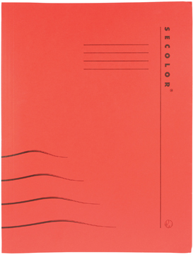 [TIM-3103315] Hechtmap met clip Jalema secolor A4 karton vkv10 (rood)