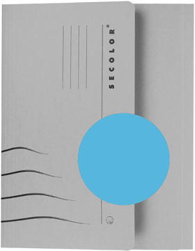 [TIM-3123802] Pocket file Jalema folio 270 g (blauw)