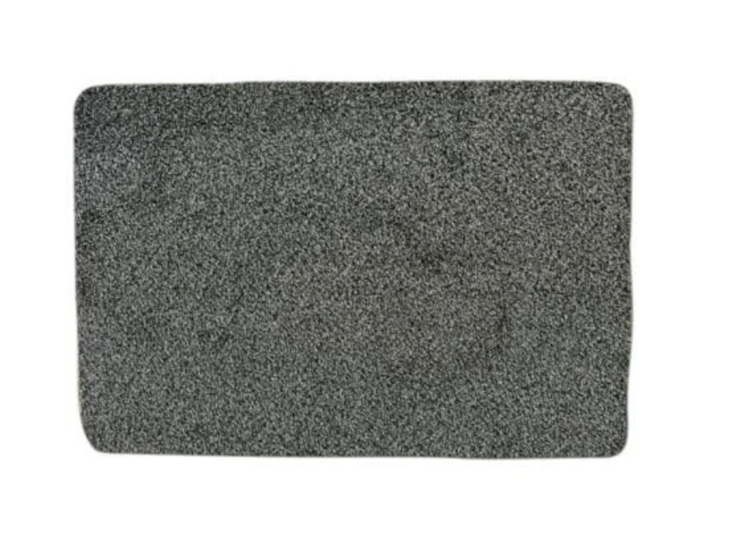 Aqua voetmat 100% katoen 50x150cm grijs
