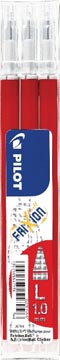 [TIM-5557996] Vulling Pilot voor balpen FriXion Ball 1.0 (3) (rood)