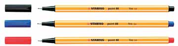 [TIM-88-40] Fineliner Stabilo Point 88 (rood)
