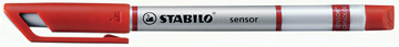 [TIM-189-40] Fineliner Stabilo Sensor (rood)