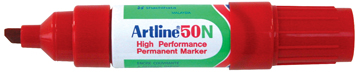 Permanent marker Artline 50 beitelpunt 3-6 mm