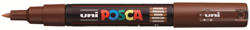 [TIM-PC1MCBR] Paintmarker Uni-Ball Posca PC-1MC ronde punt 1,0mm (bruin)