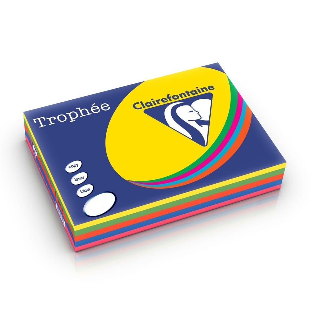 Clairefontaine DIN A4 160gr assorti (250) - FSC Mix credit