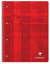 [TIM-8256C] Spiraalschrift Clairefontaine Metric studium A4+ 160blz zonder kantlijn assorti (gelijnd)