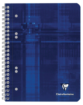 Spiraalschrift Clairefontaine Metric studium A5+ 160blz assorti