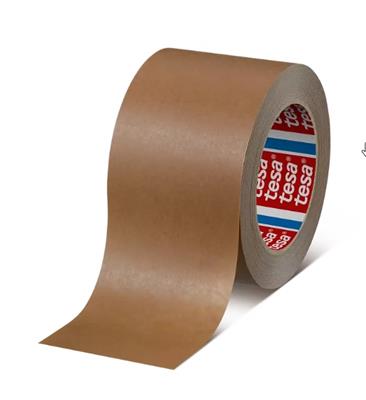 Verpakkingstape Tesa kraft 4313 met versterkte kleefstof 50mmx50m bruin