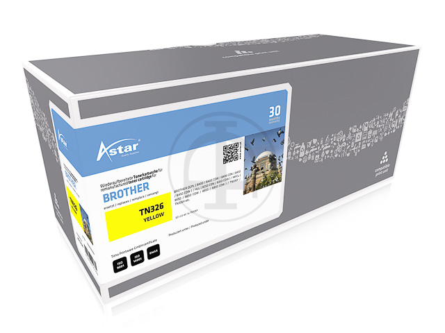 Toner Astar voor Brother TN-326Y