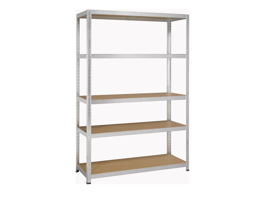 Rek Avasco Strong 175 metaal gegalvaniseerd 176x120x40cm met 5 legborden