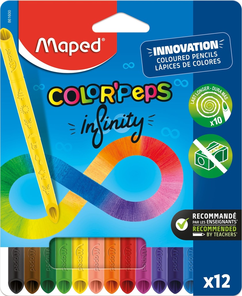 Kleurpotlood Maped Color'Peps Infinity assorti (12)