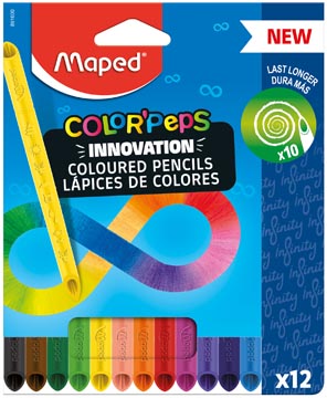 Kleurpotlood Maped Color'Peps Infinity assorti (12)