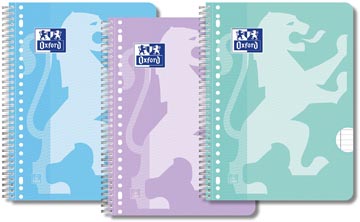 Spiraalschrift Oxford SCHOOL karton A4+ gelijnd 160 blz assorti (3)