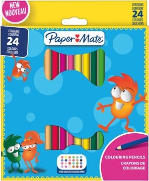 Kleurpotlood Paper Mate assorti (24)