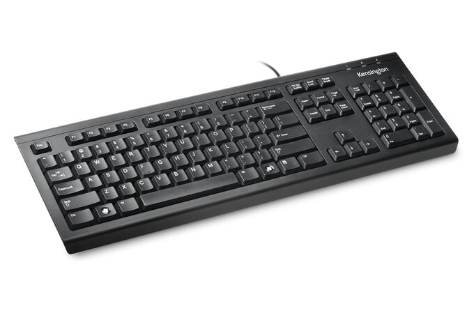 Toetsenbord Kensington met draad QWERTY zwart