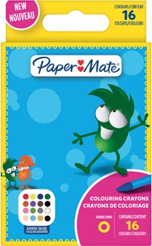 Waskrijt Paper Mate assorti (16)