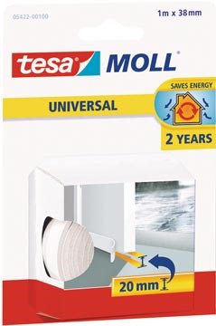 Dorpelstrip Tesa Moll Universal 1mx38mm wit