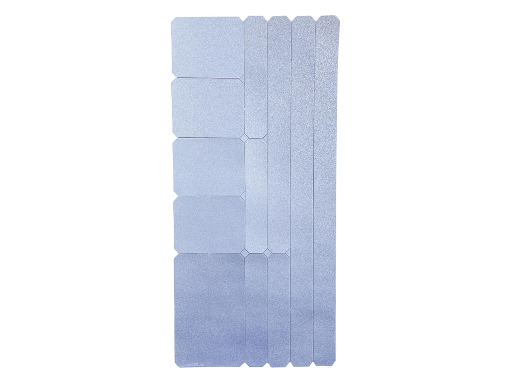 Reflecterende stickerset Wowow zilver