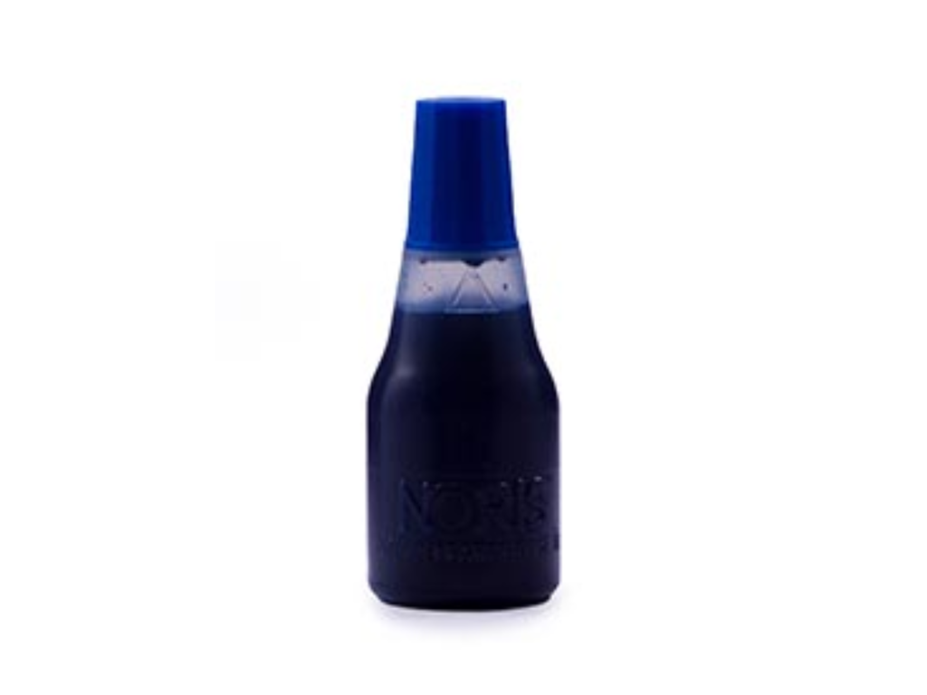 Stempelinkt Noris zonder olie blauw 25ml