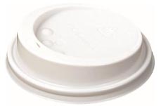 Bekerdeksel Ø70,3mm wit (10x100)
