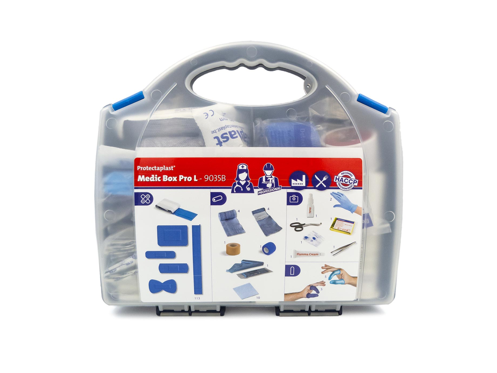 EHBO-koffer Protectaplast Medic Box Pro L inhoud tot 10 personen