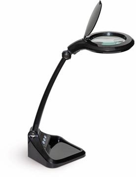 Loeplamp LED MAUL Iris dimbaar 6500Kelvin 502lumen zwart