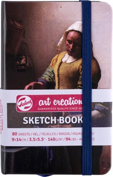 Schetsboek Talens Art Creation Het Melkmeisje 9x14cm multicolor