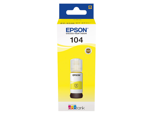 Cartridge Epson C13T00P440 7.500 Paginas voor Epson ET104 YEL